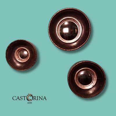 Mirrors - SET - CONVEX MIRRORS - THREE MIRRORS MOD. OBLO' - CASTORINA 1895