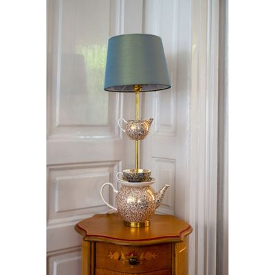 Table lamps - "Golden Lace" Table Lamp - WAGNER ARTE