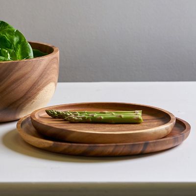 Platter and bowls - Rustic acacia plates - KINTA