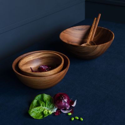 Bowls - Classic acacia bowls - KINTA