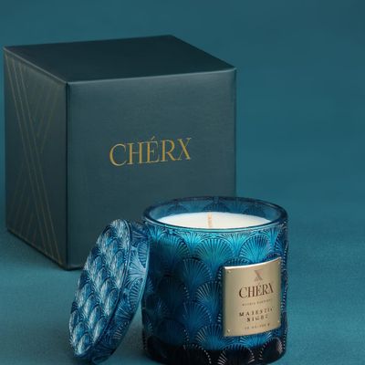 Decorative objects - Candle in a Glass Jar - Majestic Night - CHÉRX