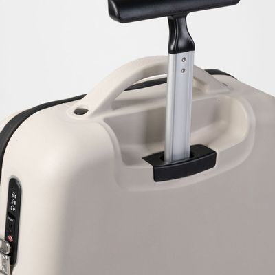Travel accessories - POP-UP, trolley bags in recycled rubber, Dolomiti White color - ZOOM BAGS