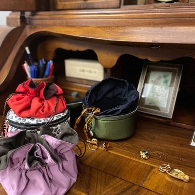 Gifts - Drawstring Jewelry Bag Red/Bordeaux - LIPP