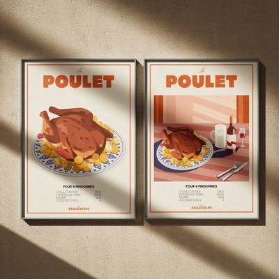 Affiches - Le Poulet - LES ESQUISSEURS