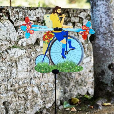 Decorative objects - Gabi Cyclette weather vane - LES RITOURNAILES