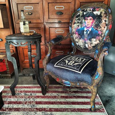 Design objects - Peaky Blinders Chair - LUVI'ART