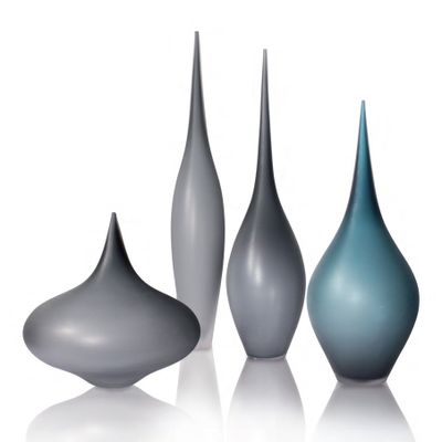 Objets design - Ampolle modern glass collection - WAVE MURANO GLASS