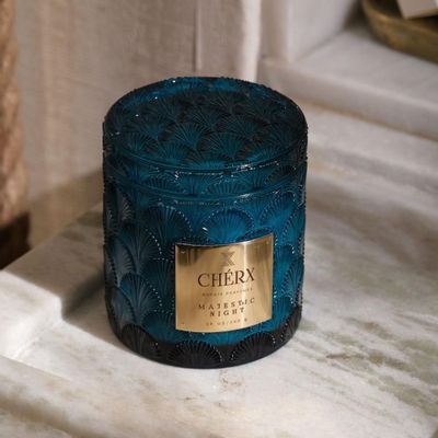 Decorative objects - Candle in a Glass Jar - Majestic Night - CHÉRX