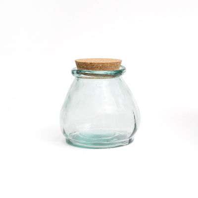 Food storage - The Belly Glass Pot - Blue - S - BAZAR BIZAR LIVING