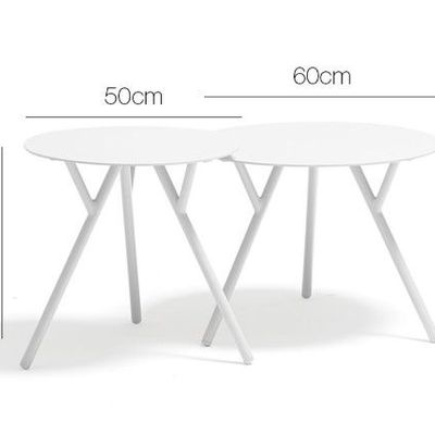 Lawn tables - DJ side table (diameter 50 cm) - COUTURE JARDIN