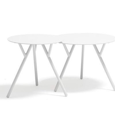 Lawn tables - DJ side table (diameter 50 cm) - COUTURE JARDIN