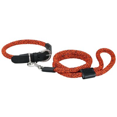 Pet accessories - Rope Dog Collar and Leash - MANIFATTURA DI DOMODOSSOLA