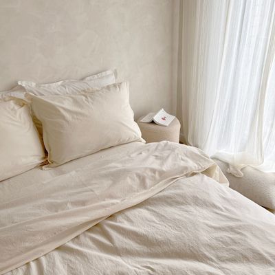 Bed linens - Natural Cotton - Single Bedding Set - DEFLORIAN