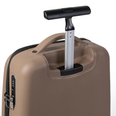 Travel accessories - POP-UP, trolley bags in recycled rubber, color Etruscan Grey - ZOOM BAGS