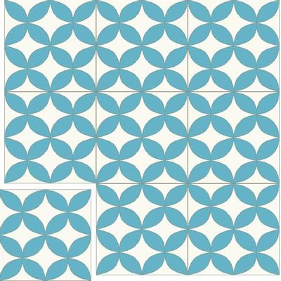 Carreaux de ciment - Carreau en ciment à motif - Motif vintage - carreau de 20 x 20 - FLOORILÈGE