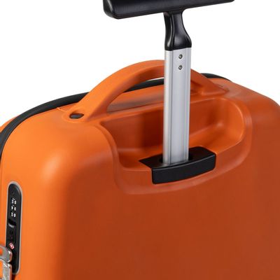 Travel accessories - POP-UP, trolley bags in recycled rubber, color Sicily Orange - ZOOM BAGS