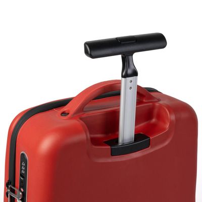 Accessoires de voyage - POP-UP, valise à roues en caoutchouc recyclé, couleur Pompéi Rouge - ZOOM BAGS