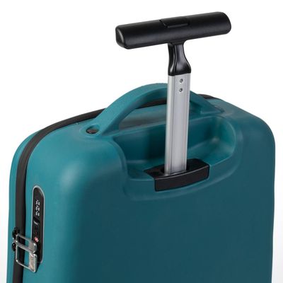Travel accessories - POP-UP, trolley bags in recycled rubber, color Tourquoise Green - ZOOM BAGS