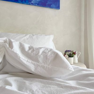 Linge de lit - Pure White - Parure de lit double - DEFLORIAN