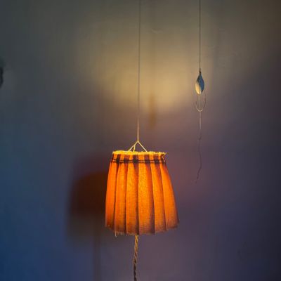 Hanging lights - MUFFIN lamp with countertop - CHAMUSQUINA