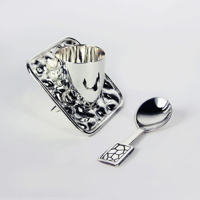 Decorative objects - IMPACT EGG CUP WITH SPOON - NICOLAS MARISCHAEL