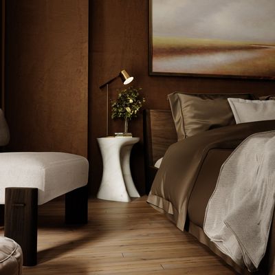 Tables de nuit - OSSA – Table de chevet monolithique en marbre - LIVINGSTONE