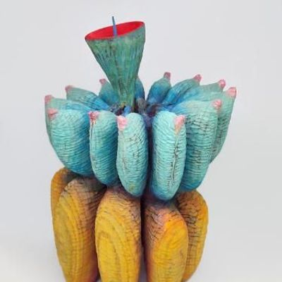 Sculptures, statuettes et miniatures - FRUIT - Fruit à huit arêtes et coins - LI SHUDAN
