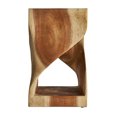 Autres tables - Table basse en bois d´acacia marron en 32x32x50 cm - VICAL