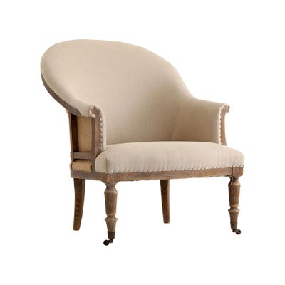 Fauteuils - Fauteuil en bois de frêne sable 76x90x92 cm - VICAL