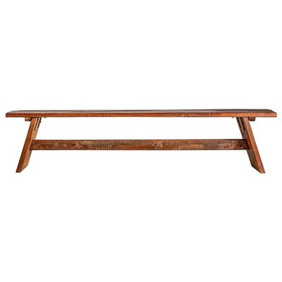 Bancs - Banc en bois de mangue marron 200x35x48 cm - VICAL