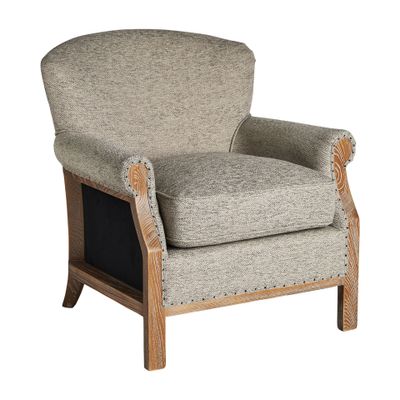 Armchairs - Gray polyester armchair 74x80x78 cm - VICAL