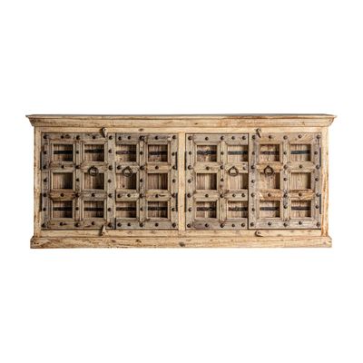 Buffets - Buffet en bois de mangue marron 219x59x102 cm - VICAL