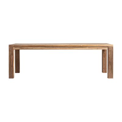 Dining Tables - Brown railway wood lounge table 240x100x78 cm - VICAL