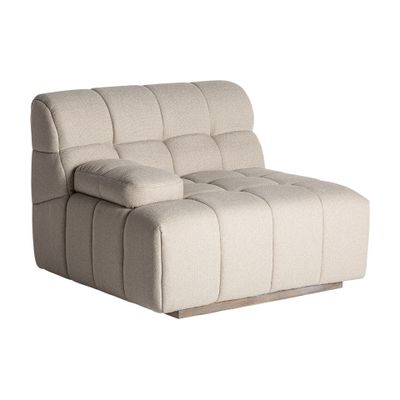 Sofas - Corner light brown pine wood 100x97x74 cm - VICAL