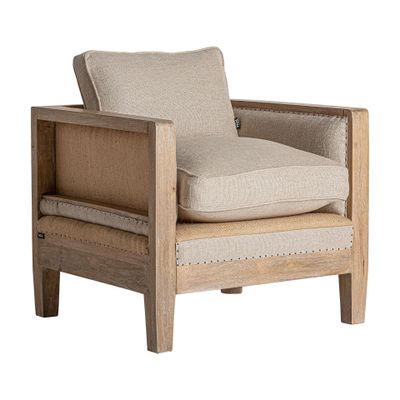 Fauteuils - Fauteuil en bois de bouleau marron 80x74x87 cm - VICAL