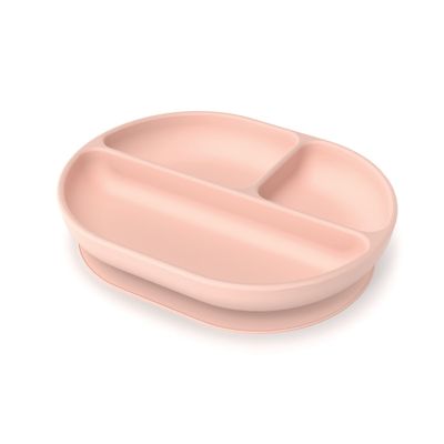 Repas pour enfant - Divided Suction Plate - Blush - EKOBO