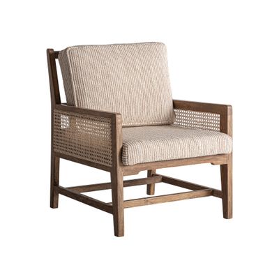 Fauteuils - Fauteuil en bois de mangue marron 68x81x88 cm - VICAL