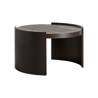 Tables basses - Centre de table en bois de chêne marron 80x76x45 cm - VICAL