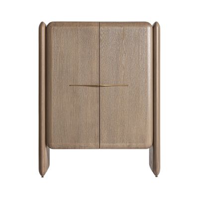 Armoires - Armoire en bois de chêne marron 110x51x142 cm - VICAL