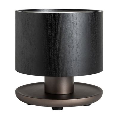 Other tables - Coffee table in black oak wood 48x48x50 cm - VICAL