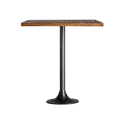 Other tables - Gray iron bar table in 70x70x75 cm - VICAL