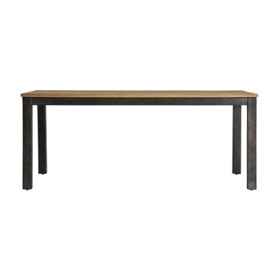 Dining Tables - Black mango wood lounge table - VICAL