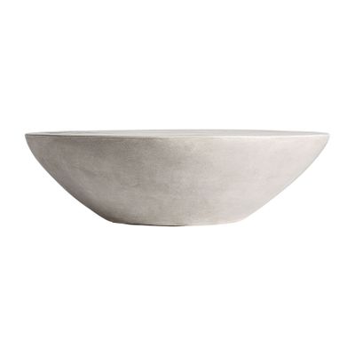 Tables basses - Table basse en ciment gris en 90x90x35 cm - VICAL