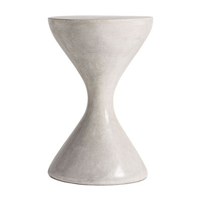 Other tables - Gray cement stool in 39x39x65 cm - VICAL