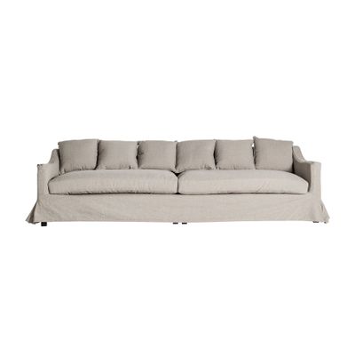 Canapés - Sofa en bois de pin beige en 280x108x90 cm - VICAL
