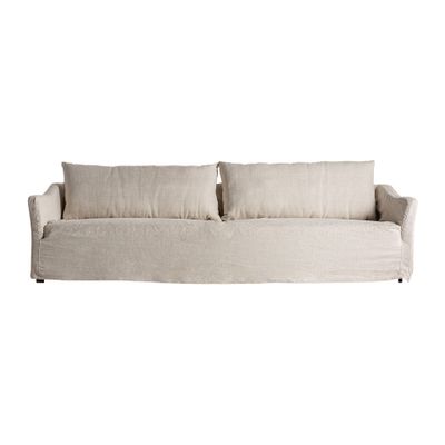 Canapés - Sofa en polyester crème en 276x103x94 cm - VICAL
