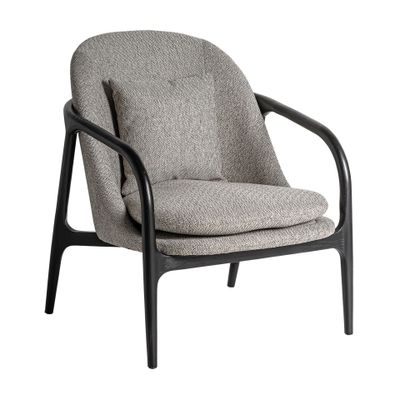 Fauteuils - Fauteuil en polyester gris en 68x82x84 cm - VICAL