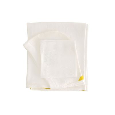Accessoires enfants - Cape de Bain Bébé & Débarbouillette - White - EKOBO