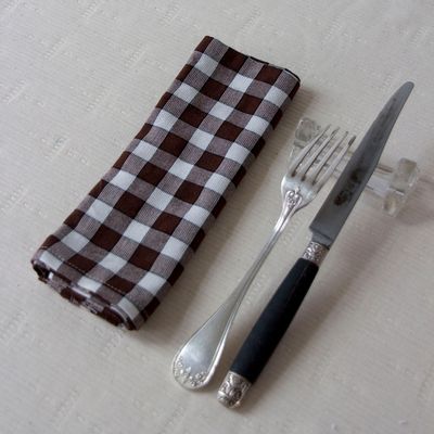 Napkins - Bistro napkin, plaid - ENSEMBLE