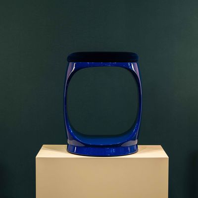 Stools - Signet Ring I Stool I Navy Blue - SOFTICATED